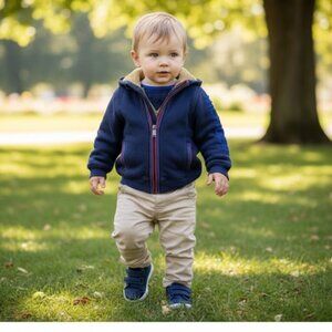 Tommy Hilfiger Hooded Sherpa Jacket 18 Months